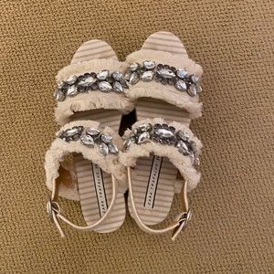 Fun platform wedges worn one time.